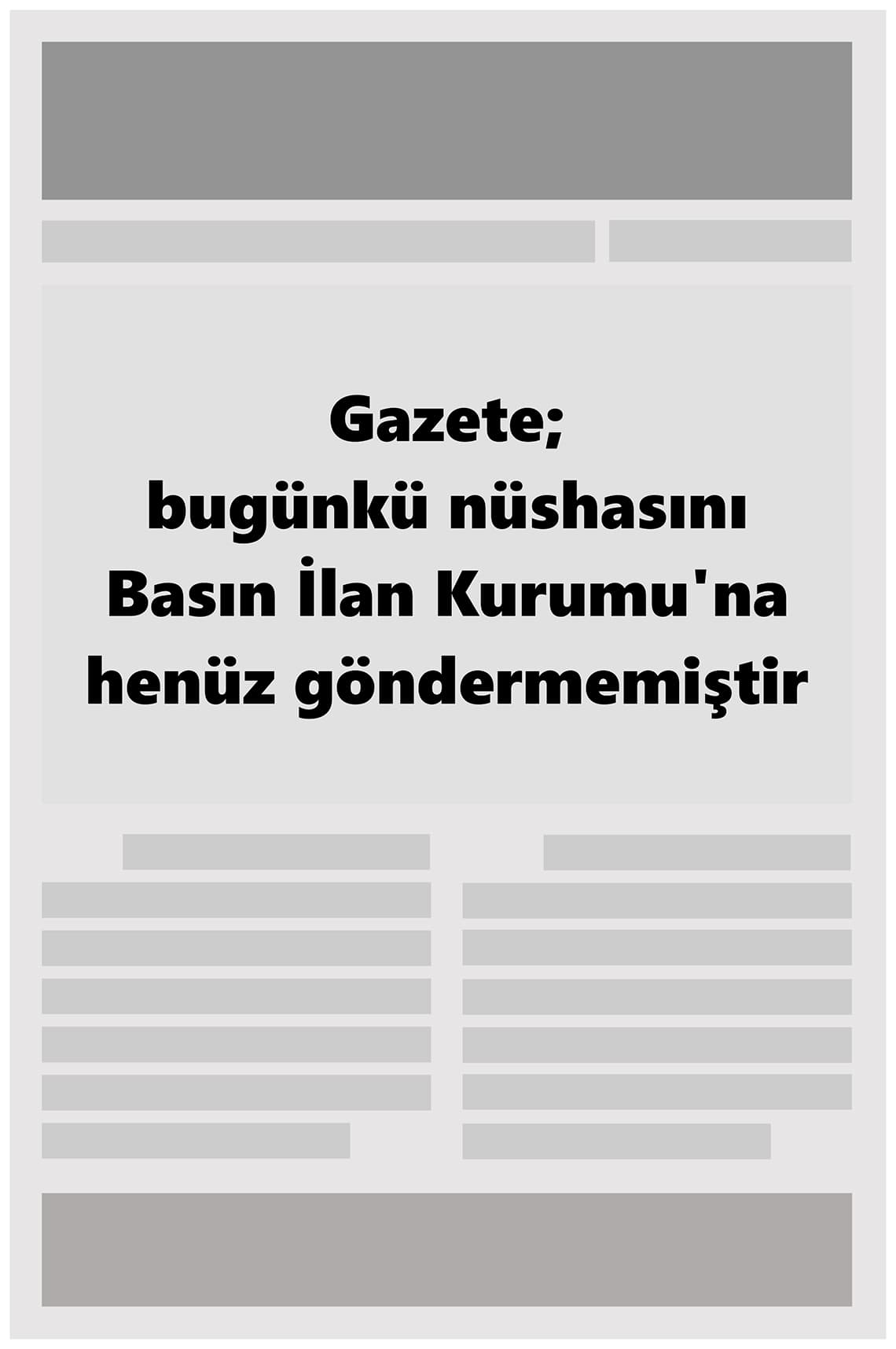 ORTADOĞU gazetesi birinci sayfası