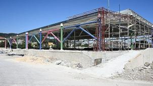 Göynük pazar yerinde çalışmalar devam ediyor