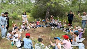 Küçükler doğayı keşfetti