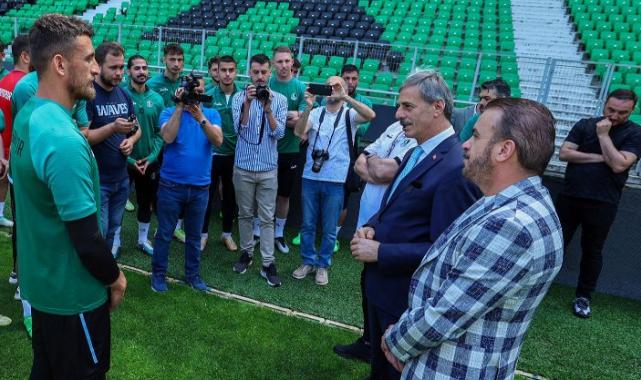 Başkan Alemdar stadyumdan tüm şehre seslendi