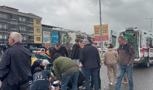 Düzce'de elektrikli bisiklet ile minibüs çarpıştı: 1 yaralı