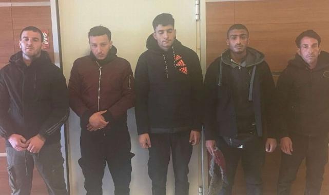 Edirne'de 5 göçmen yakalandı