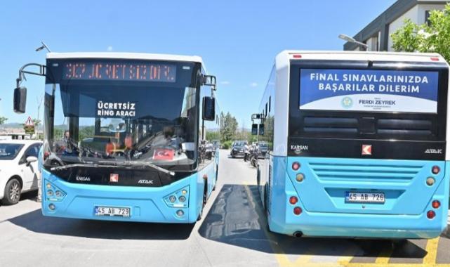 Manisa'da üniversiteliler için ücretsiz 'ring'ler başladı