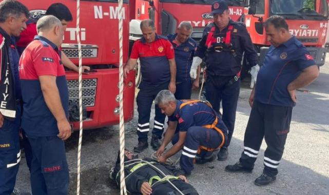 Mardin'de uygulamalı itfaiye eğitimi verildi