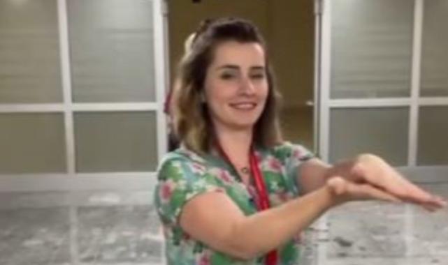 Mudanya'da hastane çalışanlarından 'el hijyeni'ne özel akım videosu