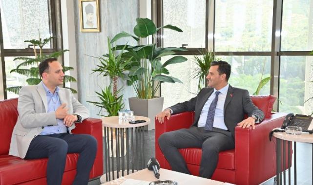 Ömer Eşki’den Başkan Zeyrek'e hayırlı olsun ziyareti