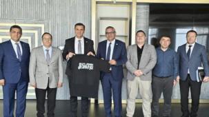 Başkan Ferdi Zeyrek’e jeopark sunumu
