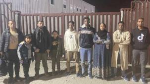 Edirne de 15 göçmen yakalandı