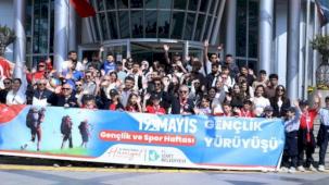 İzmitli gençler, 19 Mayıs Gençlik Yürüyüşünde buluştu