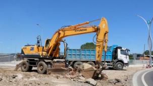 Kocaeli'de Yeşilova-Solaklar Kavşağı’nda çevre düzenlenmesi