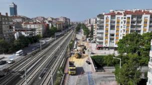 KOSKİ'den Banliyö Hattı güzergahında deplase çalışmaları