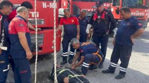 Mardin'de uygulamalı itfaiye eğitimi verildi