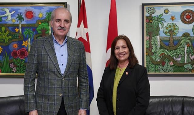 TBMM Başkanı Kurtulmuş Havana'ya geçti