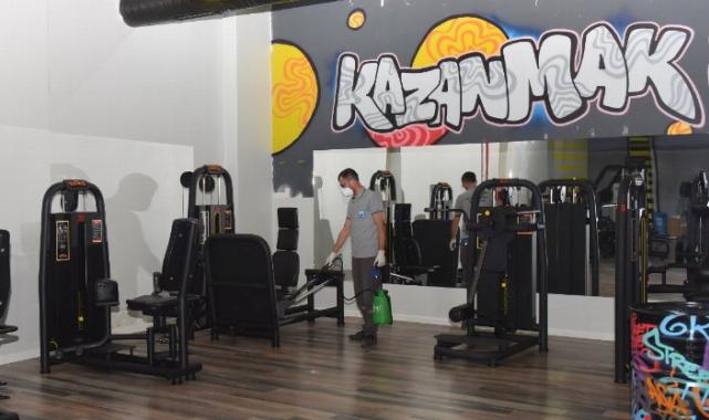 Yıldırım'da Kadın Spor Merkezi ilaçlandı