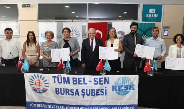 Bursa Nilüfer'de toplu iş sözleşmesi sevinci