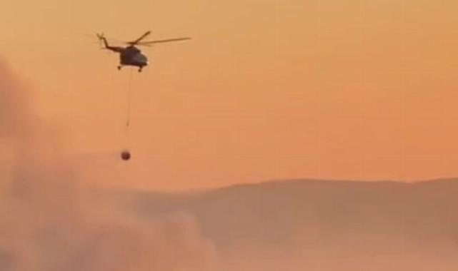 Çanakkale'de alevlerle mücadele sürüyor... 575 hektarlık alan etkilendi