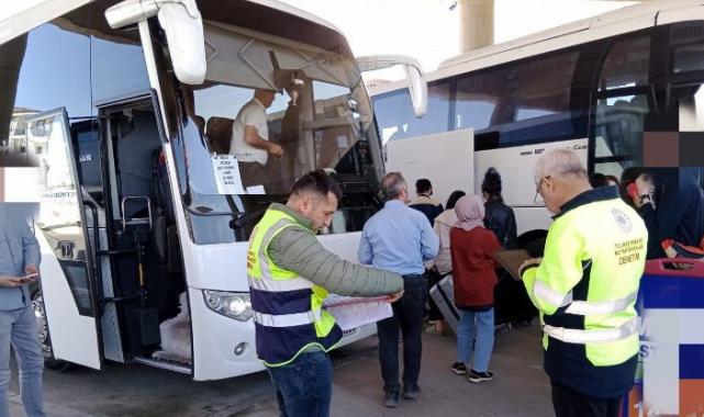 Bayram öncesi şehirlerarası otobüslerde denetimler sıklaştı!