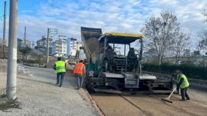 Çayırova Millet Bahçesi’nin çevre yolları asfaltlanıyor