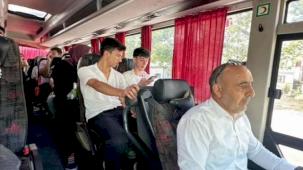 Dilovası'nda YKS için stresten uzak ulaşım