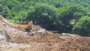 Kocaeli'nde Duraklı-Alihocalar köprüsü yapımı devam ediyor
