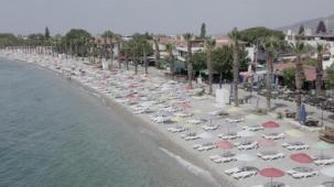 Milas'ta sahil çalışmaları tamamlandı