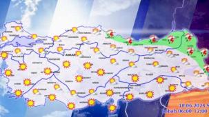 Yurtta bugün hava nasıl olacak? Orta Karadeniz ve Akdeniz'in Toroslar kesimi sağanak yağışlı