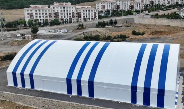 Dilovası'nda halı saha bitmek üzere