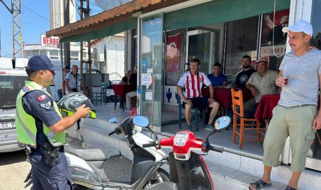 Edirne Jandarması'ndan motosiklet sürücülerine uyarı!