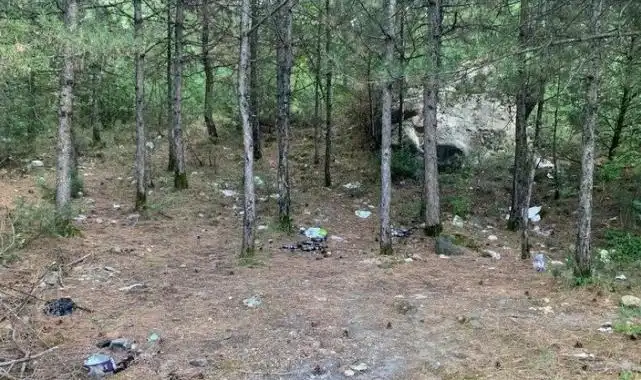 Kestel’in Saitabat Şelalesi yolu, alkoliklere mesken oldu