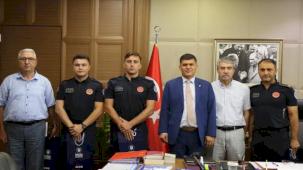 Büyükşehir’den ‘can dostu’ kurtaran itfaiye personeline teşekkür