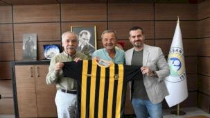 Keşanspor başkan adayı  Şeref Aldanmaz,  Mehmet Özcan’ı ziyaret etti
