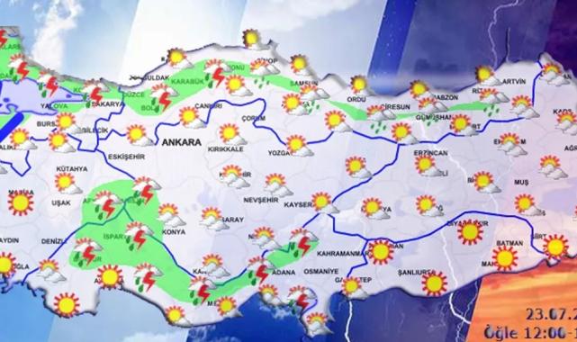 Yurtta bugün hava nasıl olacak? Öğle saatleri için yağış uyarısı