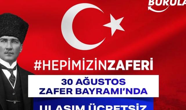 30 Ağustos Zafer Bayramı'nda Bursa'da ulaşım ücretsiz