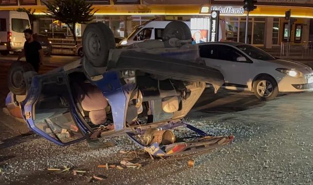 Düzce'de iki otomobil çarpıştı: 2 yaralı