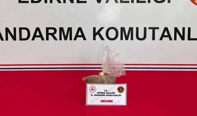 Edirne Keşan’da Skunk ele geçirildi