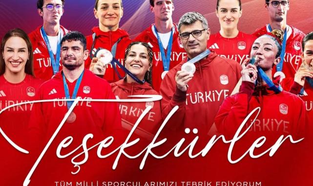 Emine Erdoğan'dan milli yıldızlara Olimpiyat teşekkürü