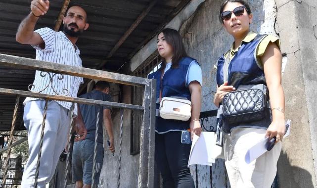 İzmir'de yangınzedelerin kapıları tek tek çalındı