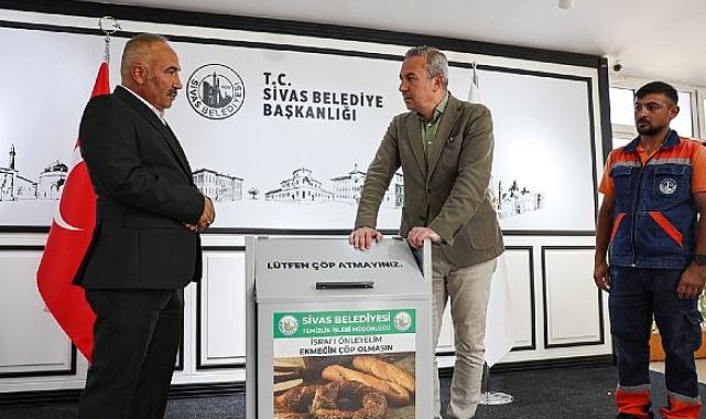 Sivas'ta bayat ekmekler çöp olmayacak!