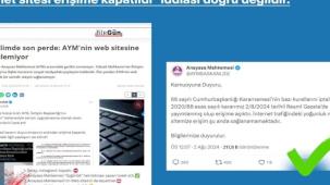 AYM'nin internet sitesi kapatıldı iddialarına yanıt
