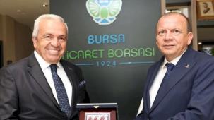 Başkan Şadi Özdemir'den Bursa Ticaret Borsası'na ziyaret