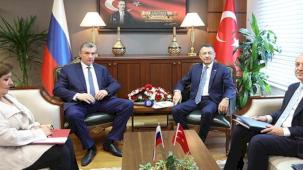 Fuat Oktay Rus mevkidaşıyla görüştü