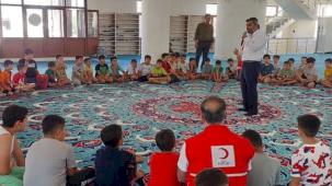 Kızılay Artuklu Şubesi'nden Kuran kursu öğrencilerine ziyaret