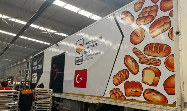 Türkiye Döküm Sanayicileri'nden Kızılay'a mobil ekmek fırını bağışı