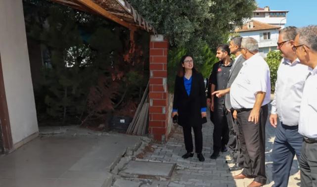 Yalova'da toprak kaymalarının yaşandığı bölgeye yerinde inceleme