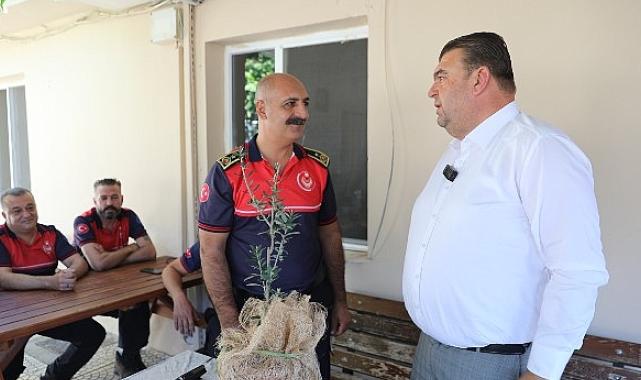 Başkan Yetişkin'den İtfaiye Haftası'nda anlamlı ziyaret