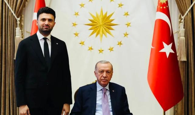 Bursaspor Başkanı Enes Çelik, Cumhurbaşkanı Erdoğan'ı ziyaret etti