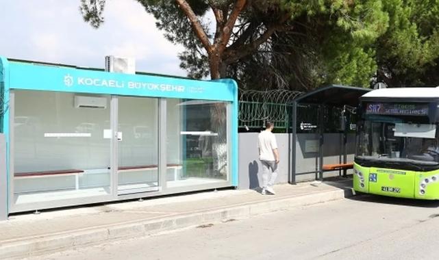 Kocaeli'de otogar aktarma durakları yenilendi