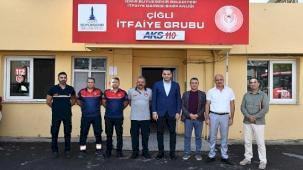 Başkan Yıldız'dan Çiğli İtfaiyesine Anlamlı Ziyaret