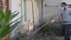 Bursa Yıldırım'da ilaçlama çalışmalarına devam