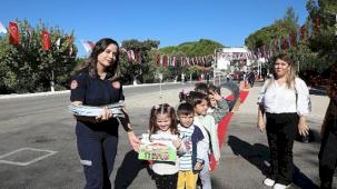 Büyükşehir Belediyesi İtfaiyesi'nden Miniklere Yangın Eğitimi